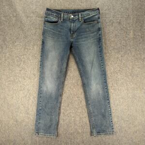 Levis 511 Jeans Mens 32x30 Blue Slim Fit Stretch Denim Medium Wash Mid Rise
